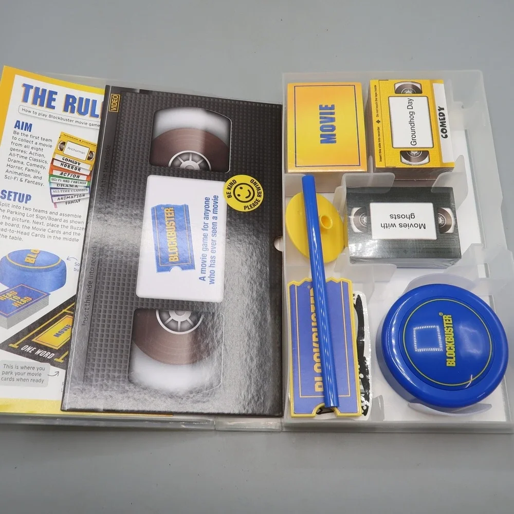 Blockbuster The Game Video Rental is back 90s Family Fun Ages 12+